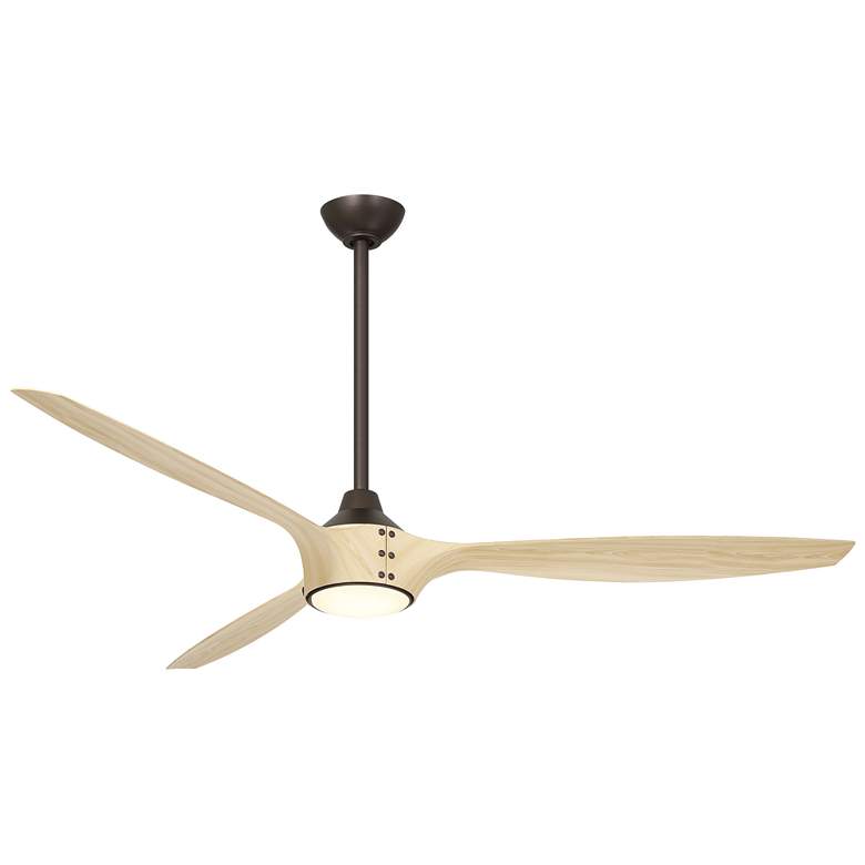 Image 1 Minka-Aire Pierce 65-in LED Dark Bronze Indoor 3-Blade Smart Ceiling Fan