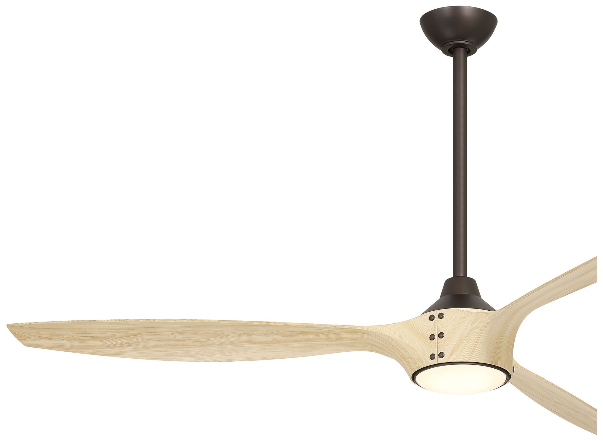 Image 3 Minka-Aire Pierce 65-in LED Dark Bronze Indoor 3-Blade Smart Ceiling Fan more views