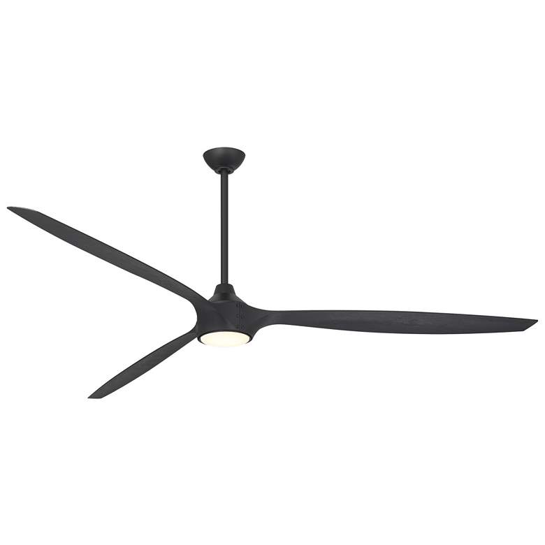 Image 1 Minka-Aire Pierce 84-in LED Coal Black Indoor 3-Blade Smart Ceiling Fan