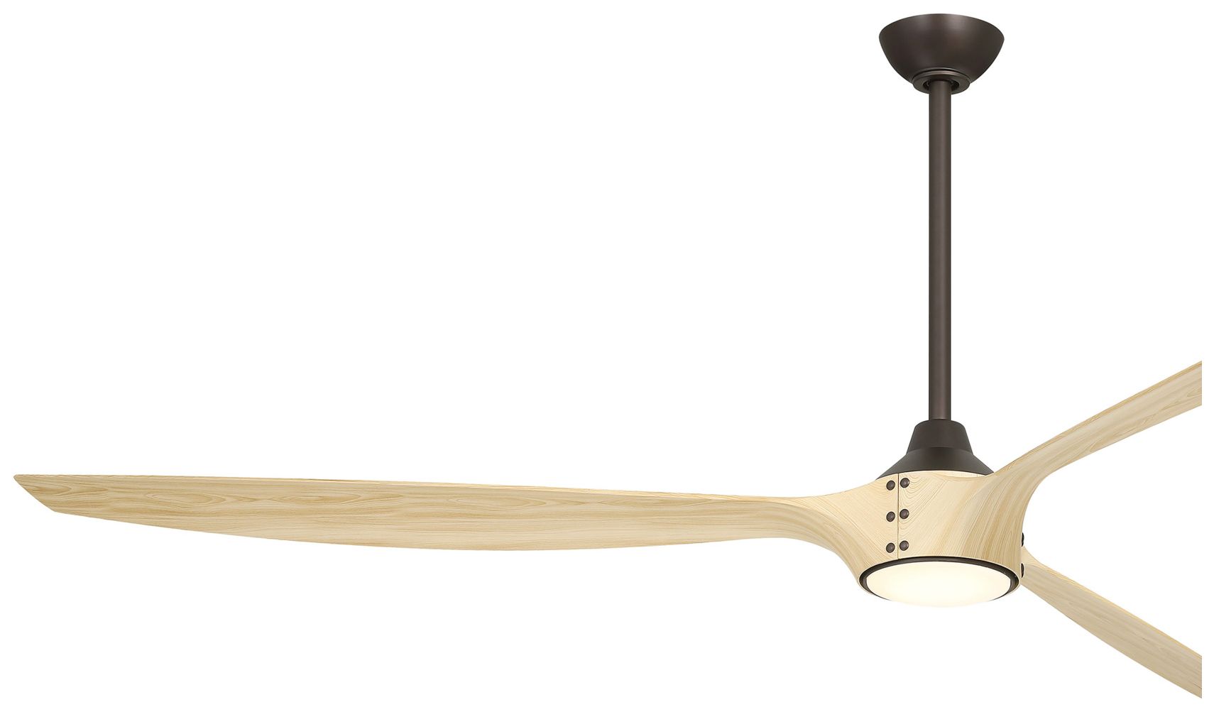 Image 3 Minka-Aire Pierce 84-in LED Dark Bronze Indoor 3-Blade Smart Ceiling Fan more views