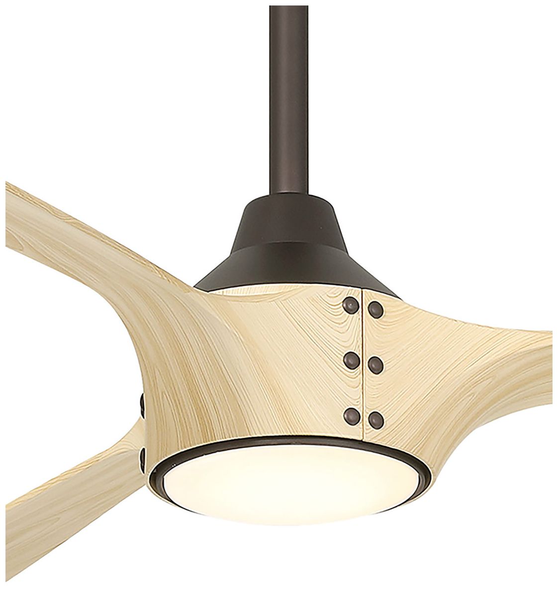 Image 4 Minka-Aire Pierce 84-in LED Dark Bronze Indoor 3-Blade Smart Ceiling Fan more views