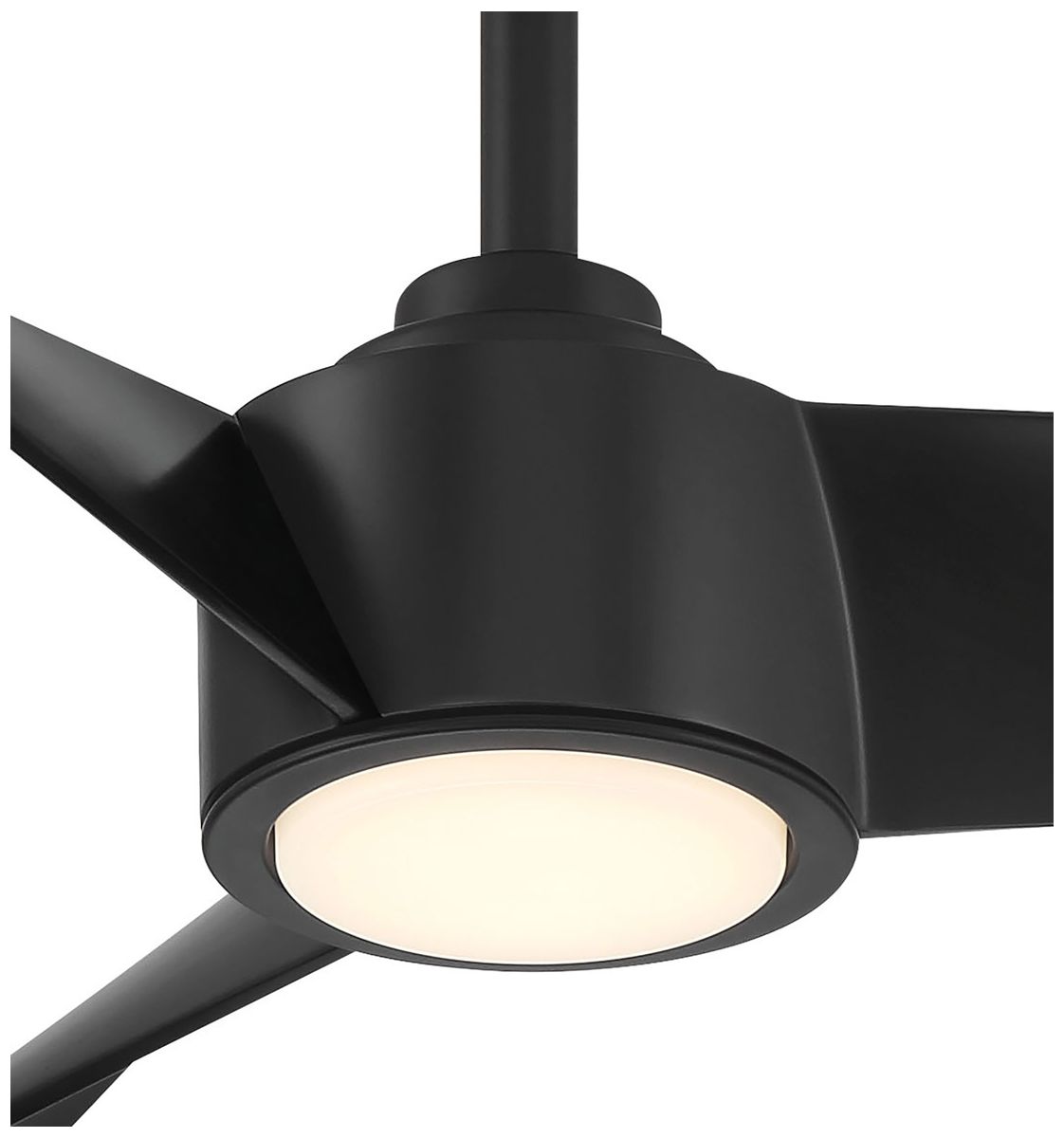 Image 4 Minka-Aire Pike 56-in LED Coal Black 3-Blade Ceiling Fan with Remote more views