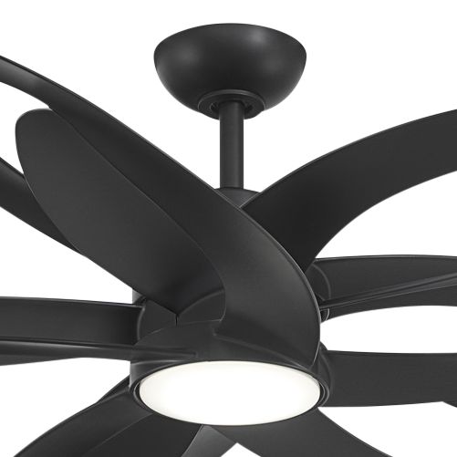 Image 4 Minka Aire Pinup 60-Inch LED Black Ceiling Fan more views