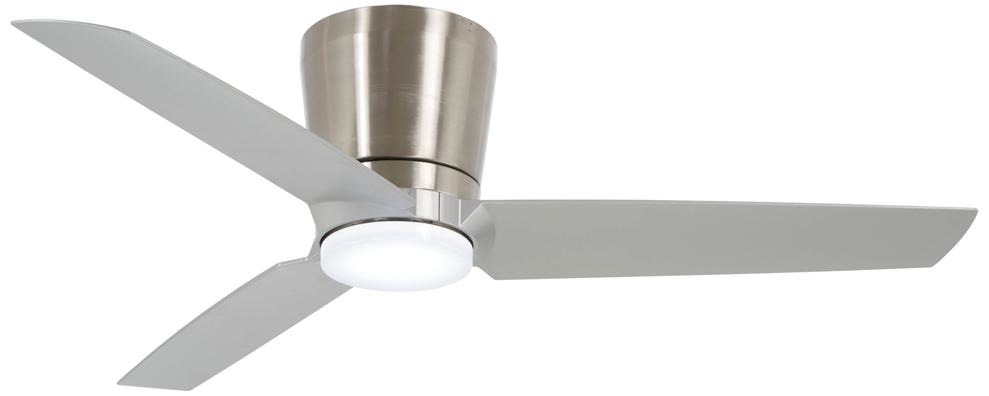 Image 2 Minka Aire Pure 48-inch LED Brushed Nickel Ceiling Fan with Wall Control