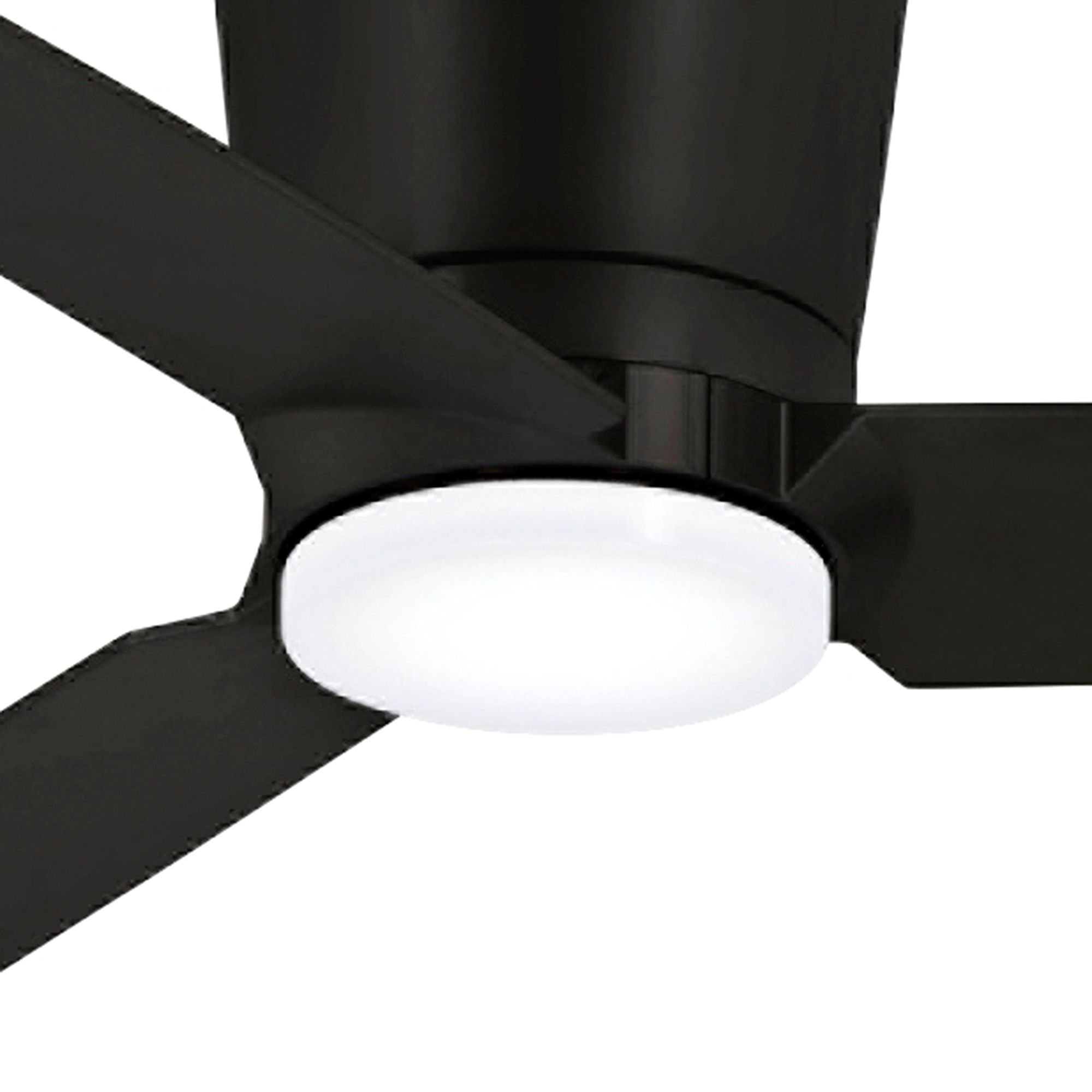 Image 3 Minka Aire Pure 48-inch LED Coal Black Ceiling Fan with Wall Control more views