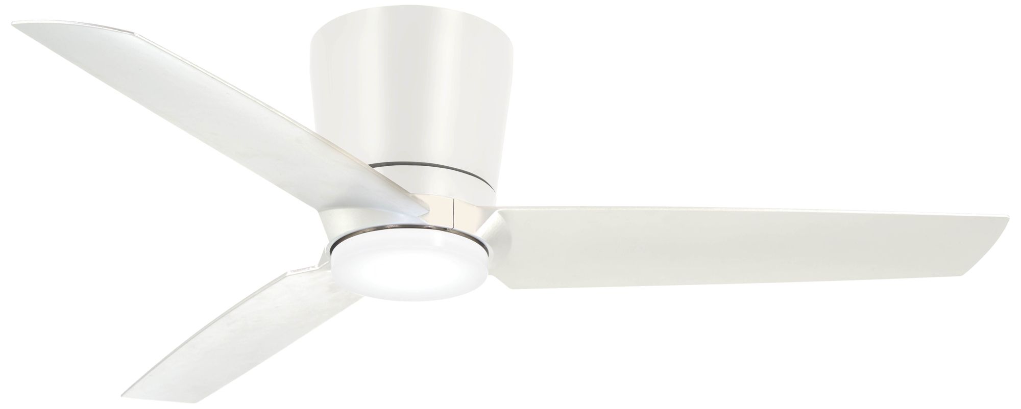 Image 2 Minka Aire Pure 48-inch LED Flat White Ceiling Fan with Wall Control