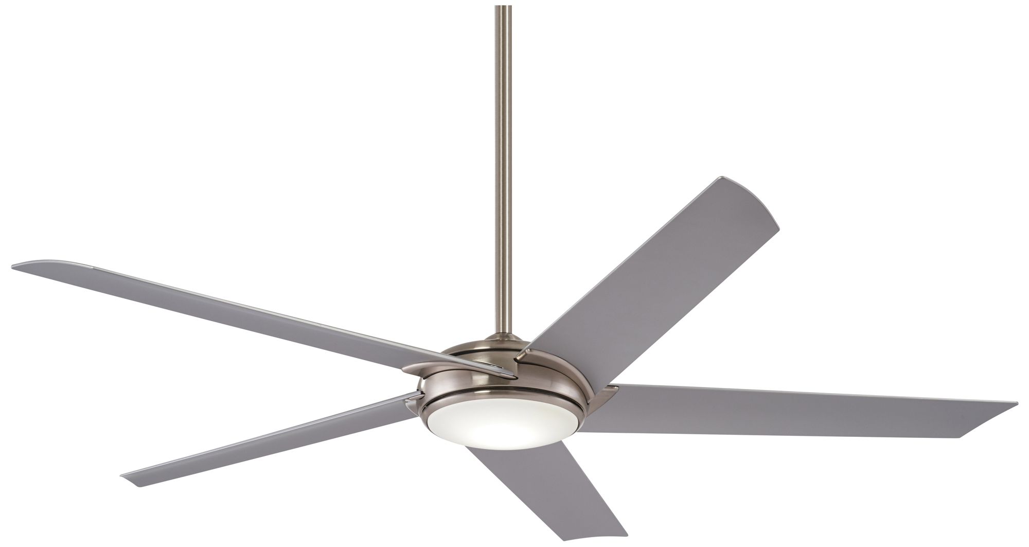 Image 2 Minka Aire Raptor 60-inch LED Brushed Nickel Ceiling Fan