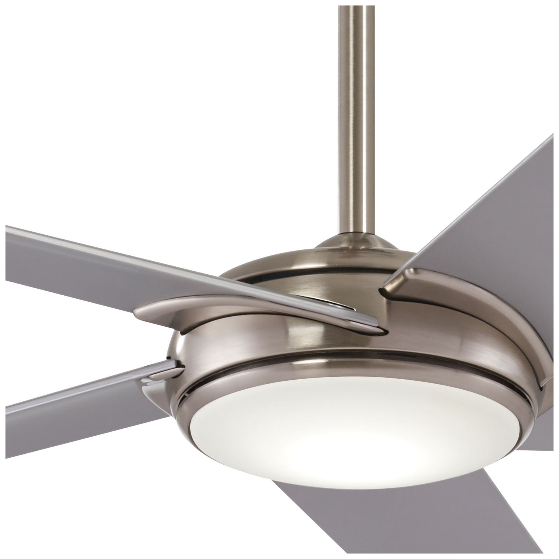 Image 3 Minka Aire Raptor 60-inch LED Brushed Nickel Ceiling Fan more views