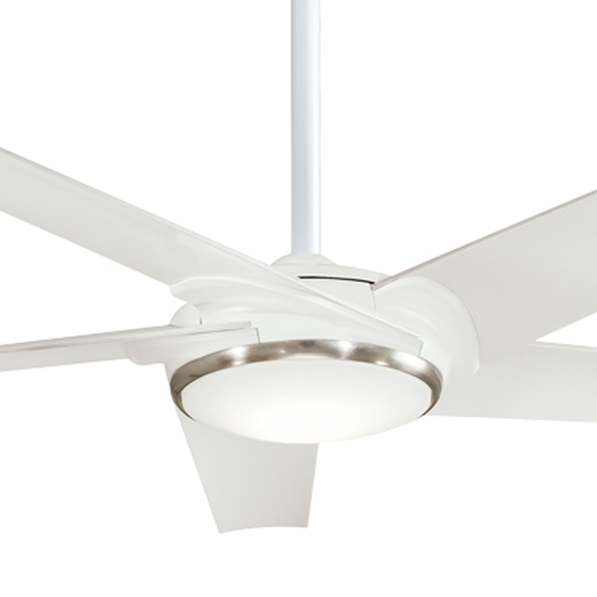 Image 3 Minka Aire Raptor 60-inch LED Flat White Ceiling Fan more views