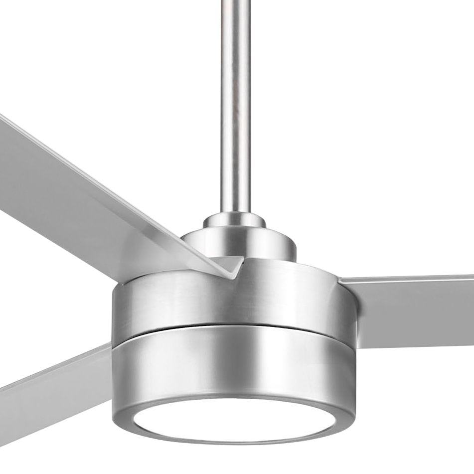 Image 3 Minka Aire Roto 52-in LED Brushed Aluminum Ceiling Fan with Remote Control more views