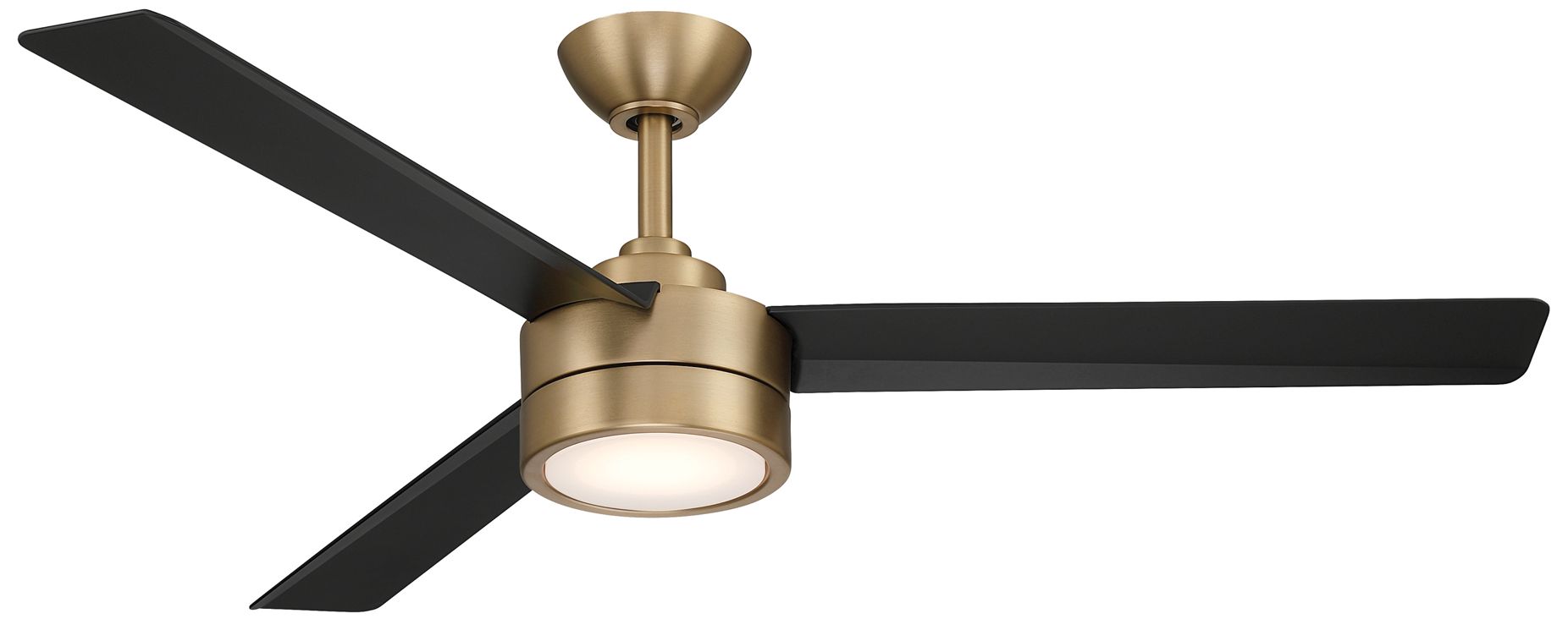 Image 2 Minka-Aire Roto 52-in LED Brushed Brass 3-Blades Ceiling Fan more views