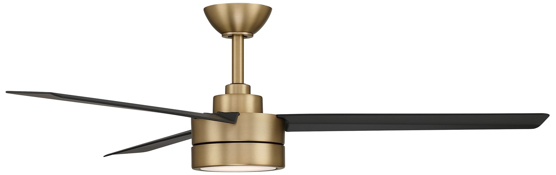 Image 5 Minka-Aire Roto 52-in LED Brushed Brass 3-Blades Ceiling Fan more views