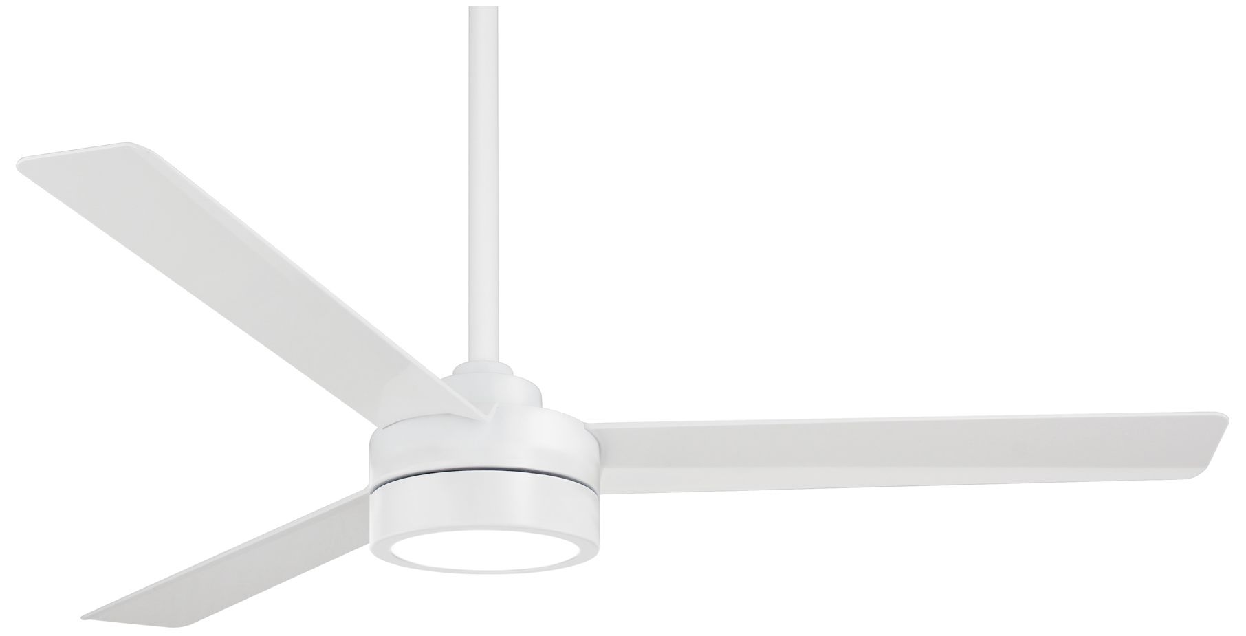 Image 2 Minka Aire Roto 52-inch LED Flat White Ceiling Fan with Remote Control