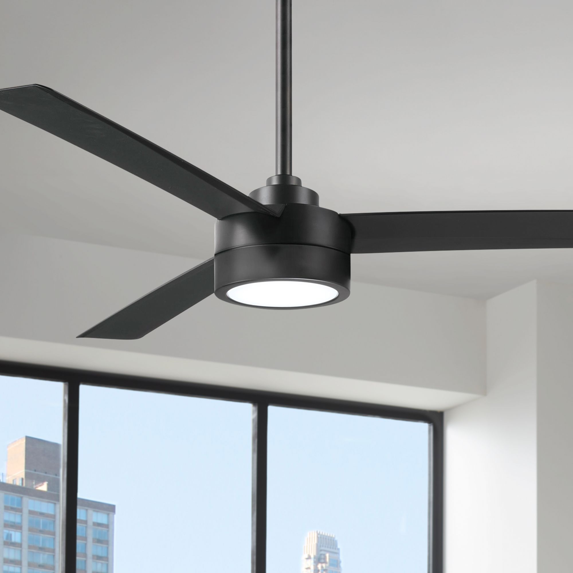 Thumbnail1 of Minka Aire Roto 52-inch LED Indoor Black Ceiling Fan with Remote Control