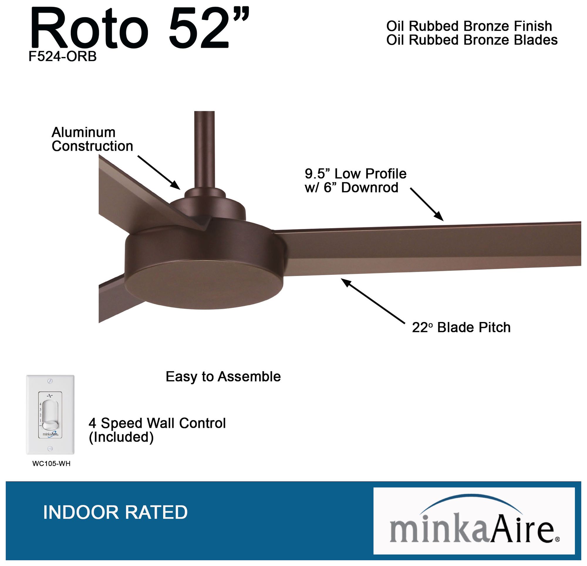 Minka Aire   Minka Aire Roto Ceiling Fan