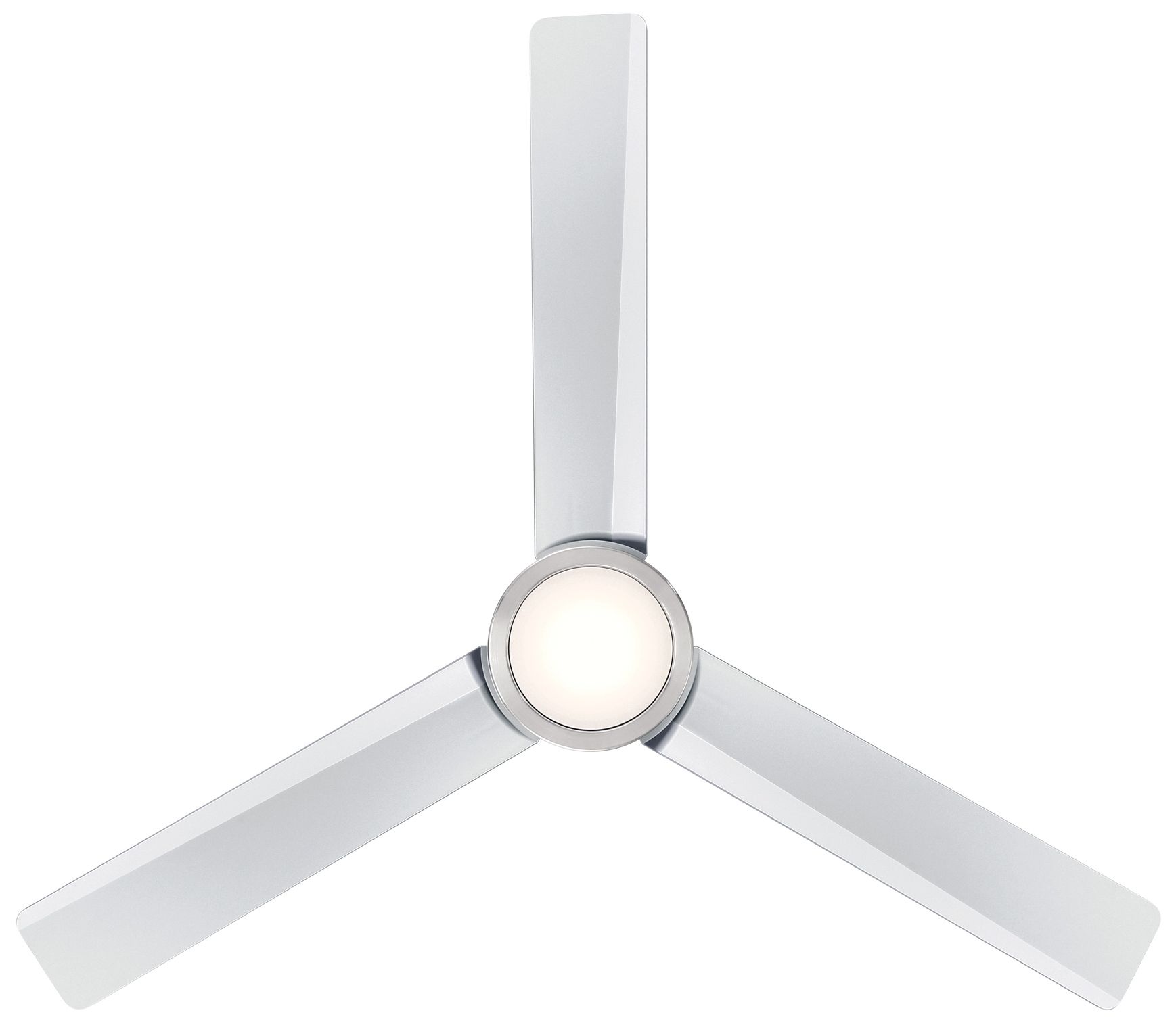 Image 4 Minka-Aire Roto Flush 52-inch LED Brushed Nickel Flush Mount Ceiling Fan more views