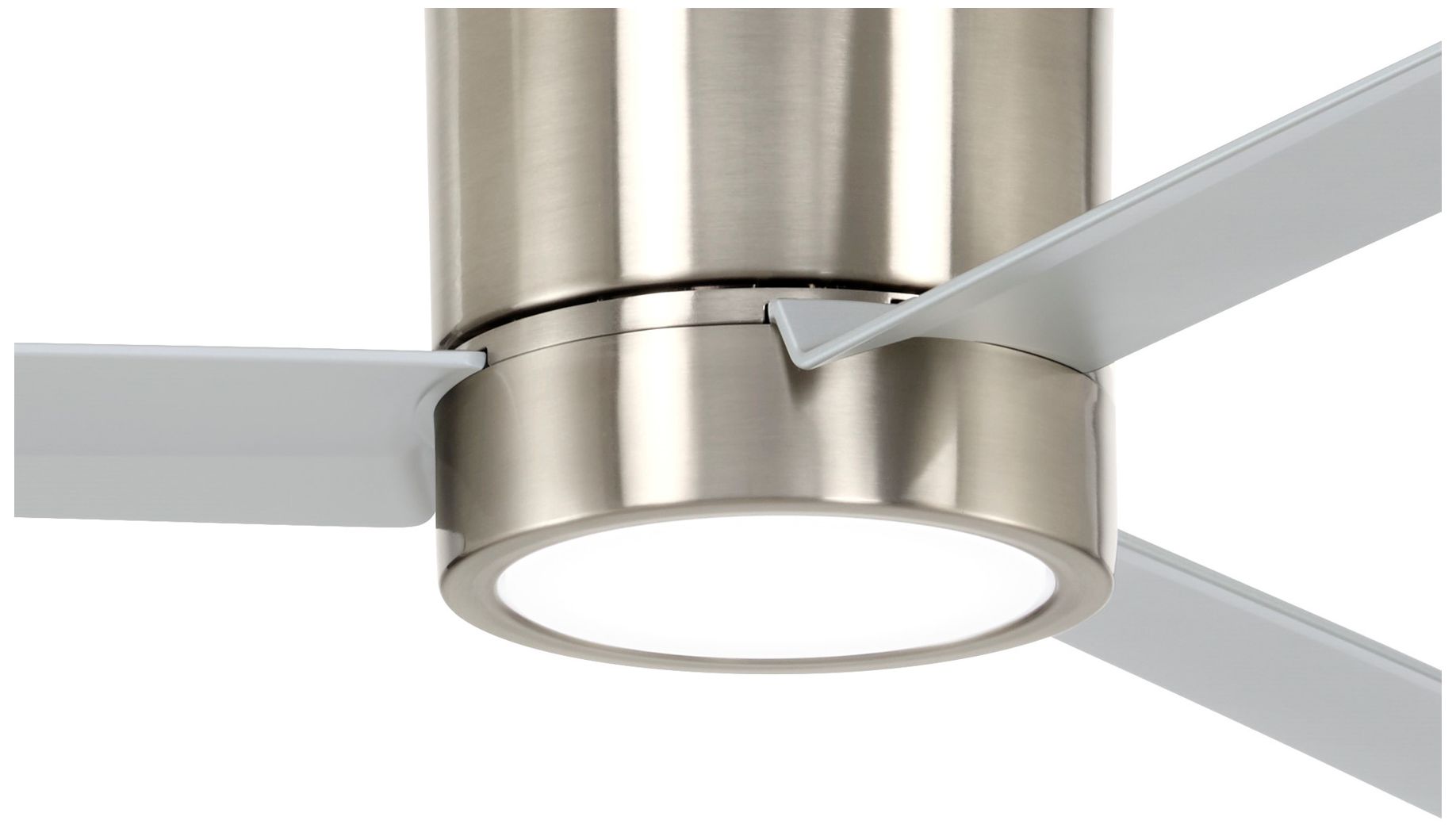 Minka-Aire Roto Flush 52-inch LED Brushed Nickel Flush Mount Ceiling Fan