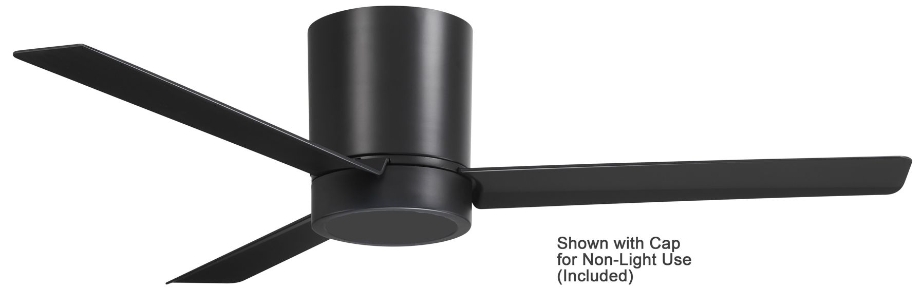 Image 3 Minka-Aire Roto Flush 52-inch LED Coal Black Flush Mount Ceiling Fan more views