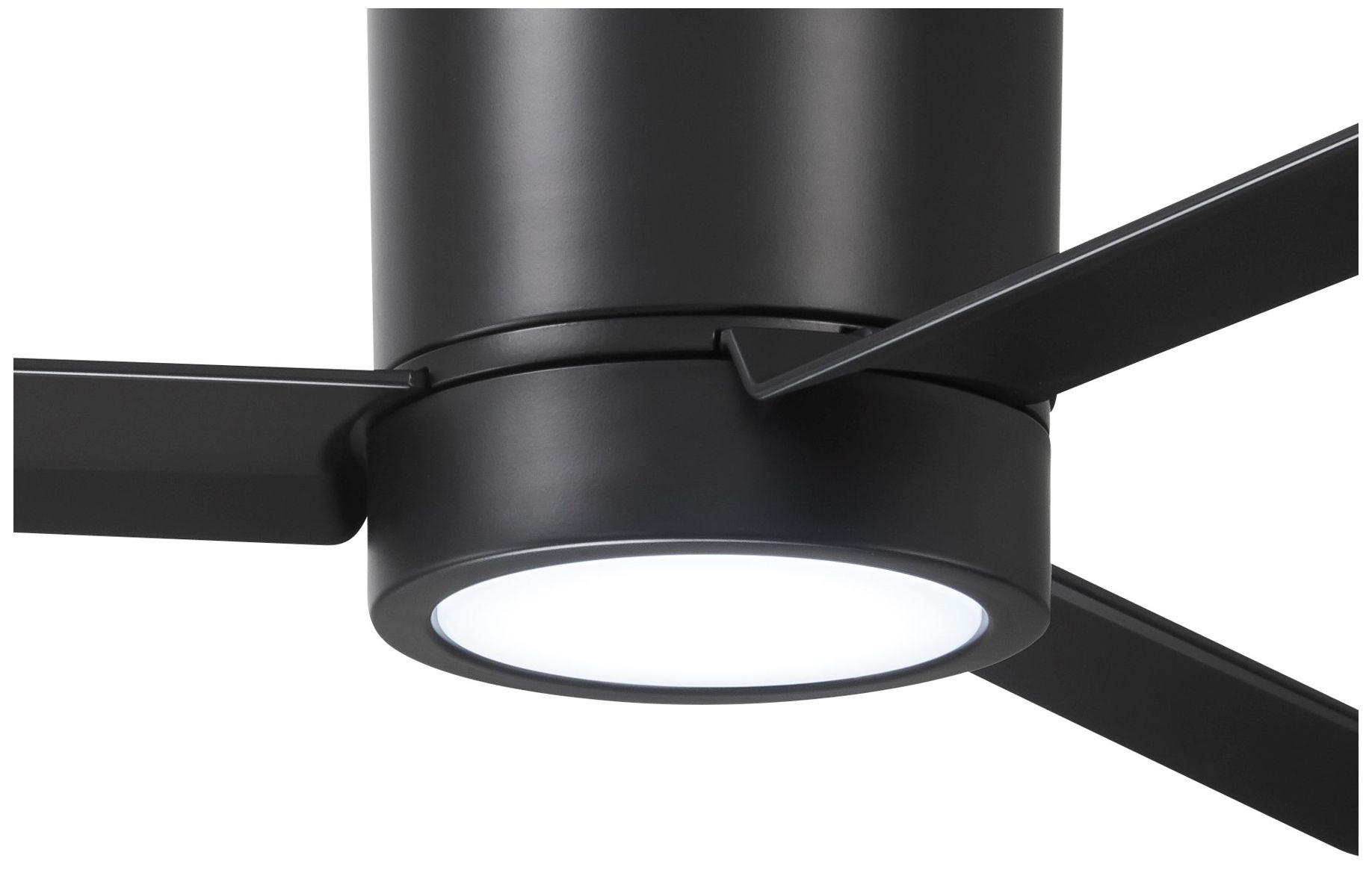 Image 7 Minka-Aire Roto Flush 52-inch LED Coal Black Flush Mount Ceiling Fan more views