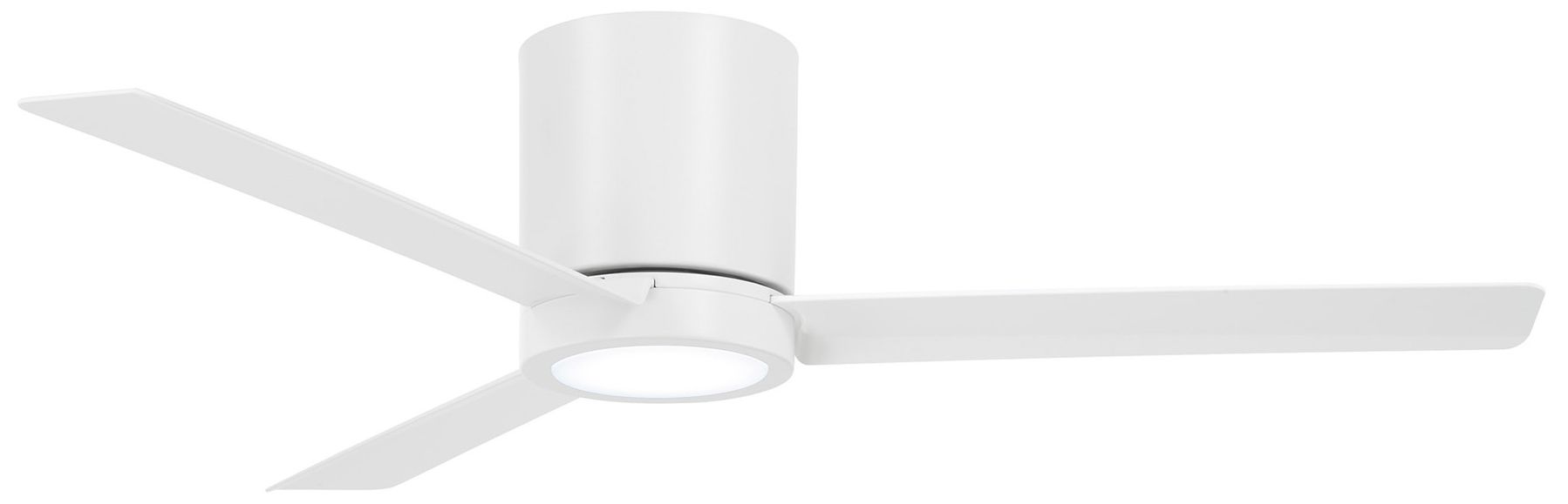 Image 2 Minka-Aire Roto Flush 52-inch LED Flat White Flush Mount Ceiling Fan