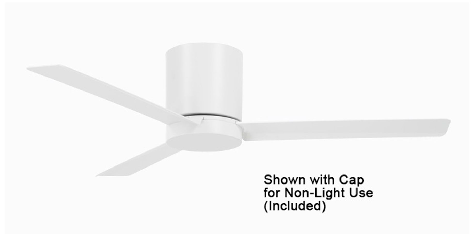 Image 3 Minka-Aire Roto Flush 52-inch LED Flat White Flush Mount Ceiling Fan more views