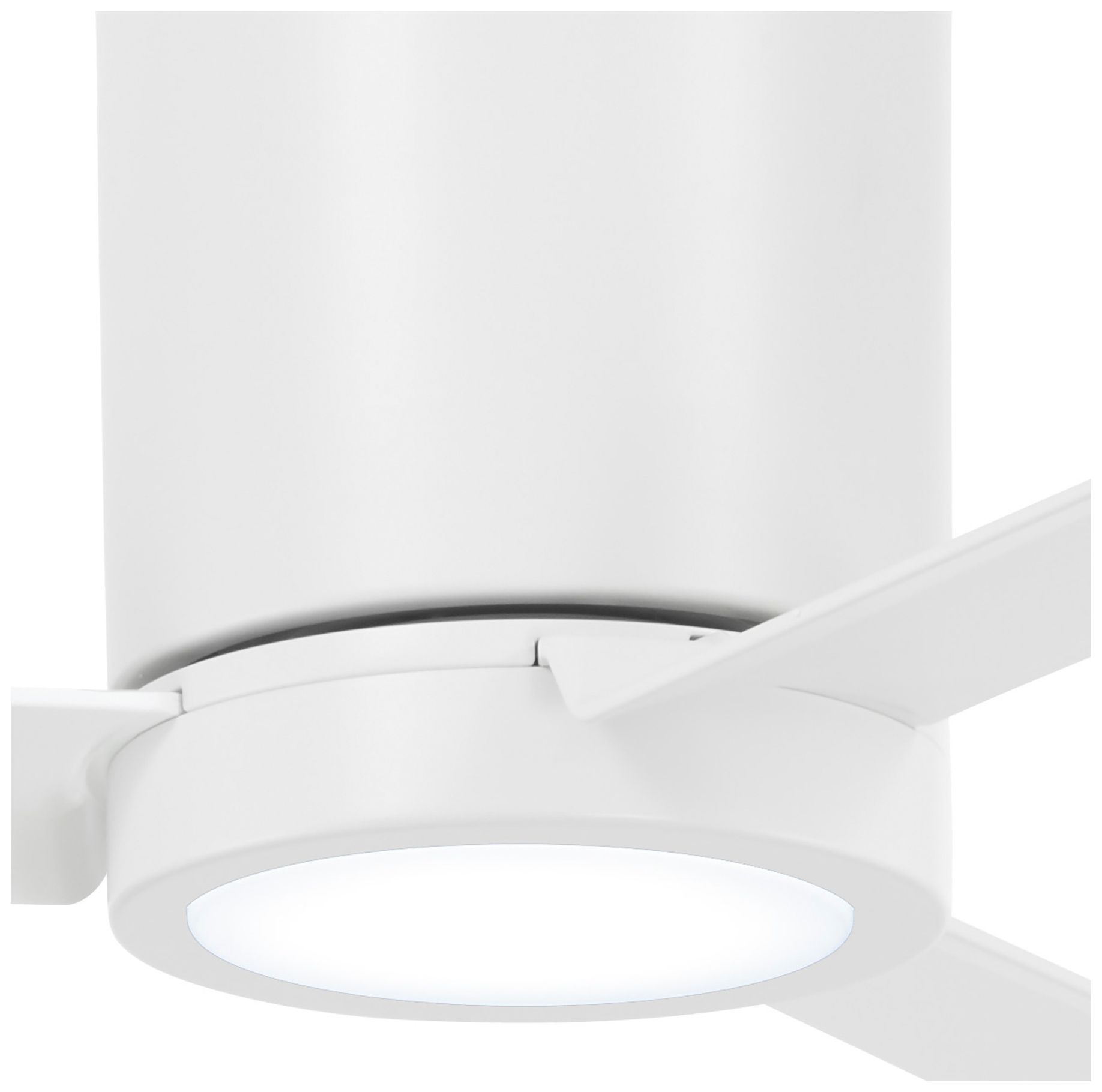 Image 7 Minka-Aire Roto Flush 52-inch LED Flat White Flush Mount Ceiling Fan more views