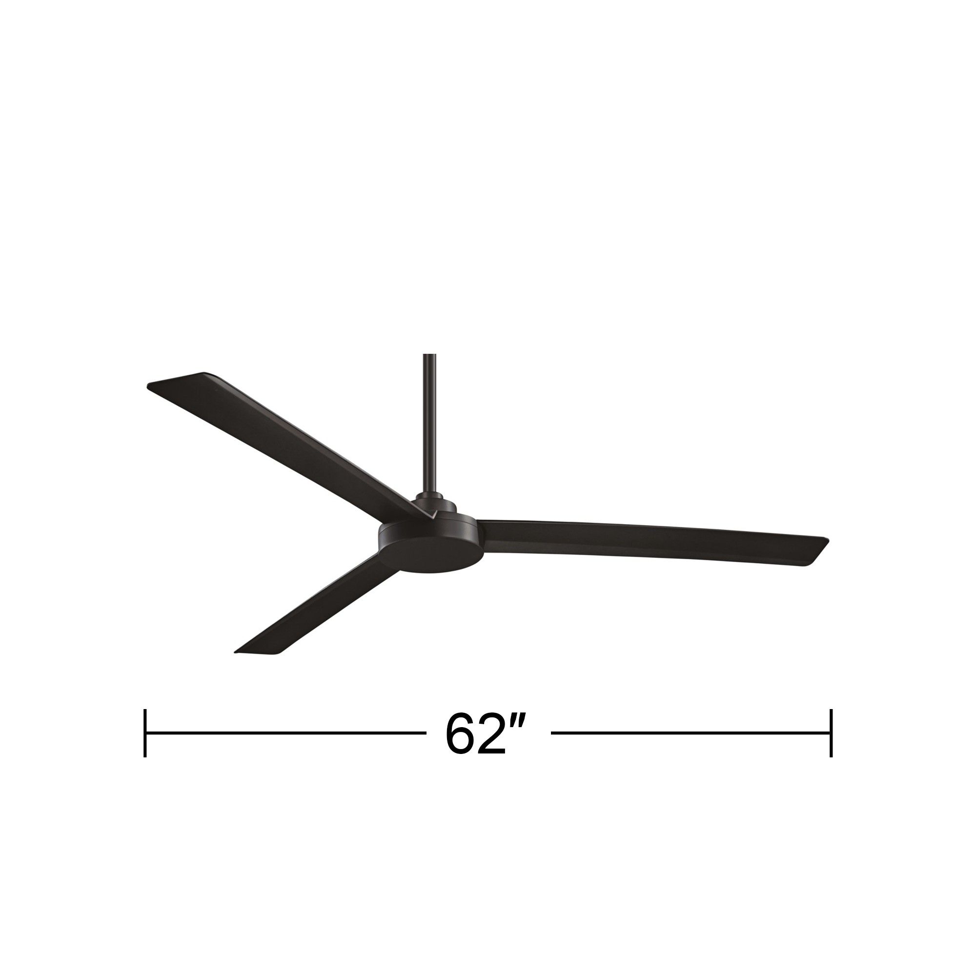Image 6 Minka Aire Roto XL 62-inch Coal Outdoor Ceiling Fan more views