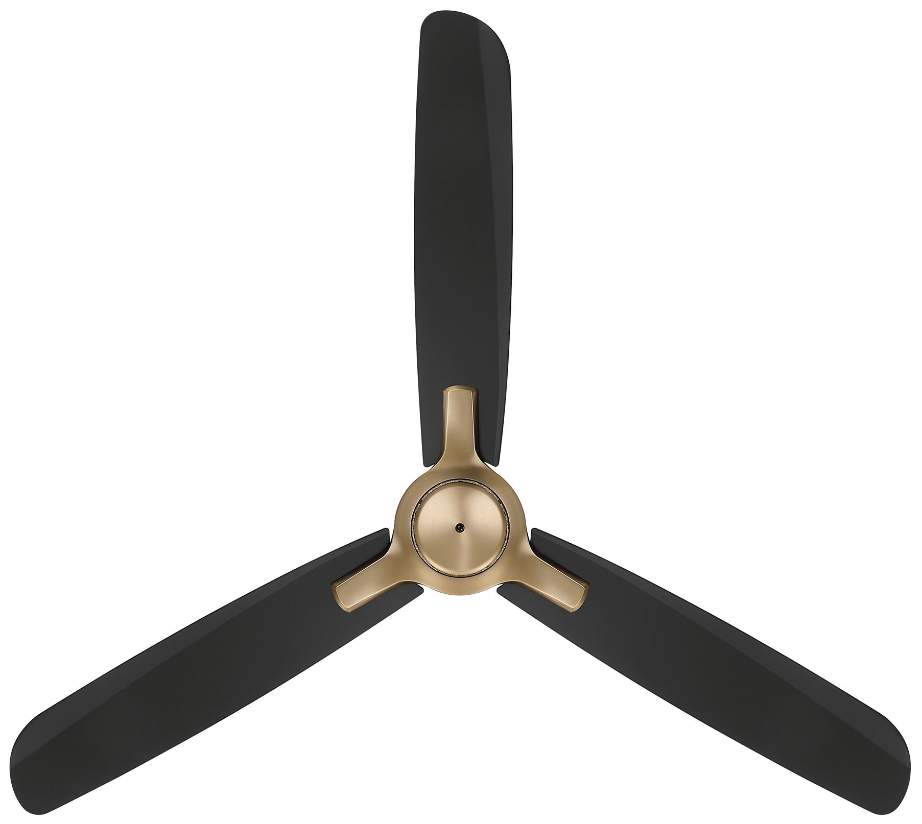 Image 6 Minka-Aire Rudolph 52-in Brushed Brass and Black 3-Blades Ceiling Fan more views