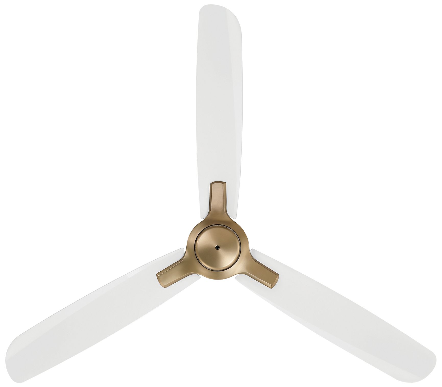 Image 6 Minka-Aire Rudolph 52-in Brushed Brass and White 3-Blades Ceiling Fan more views