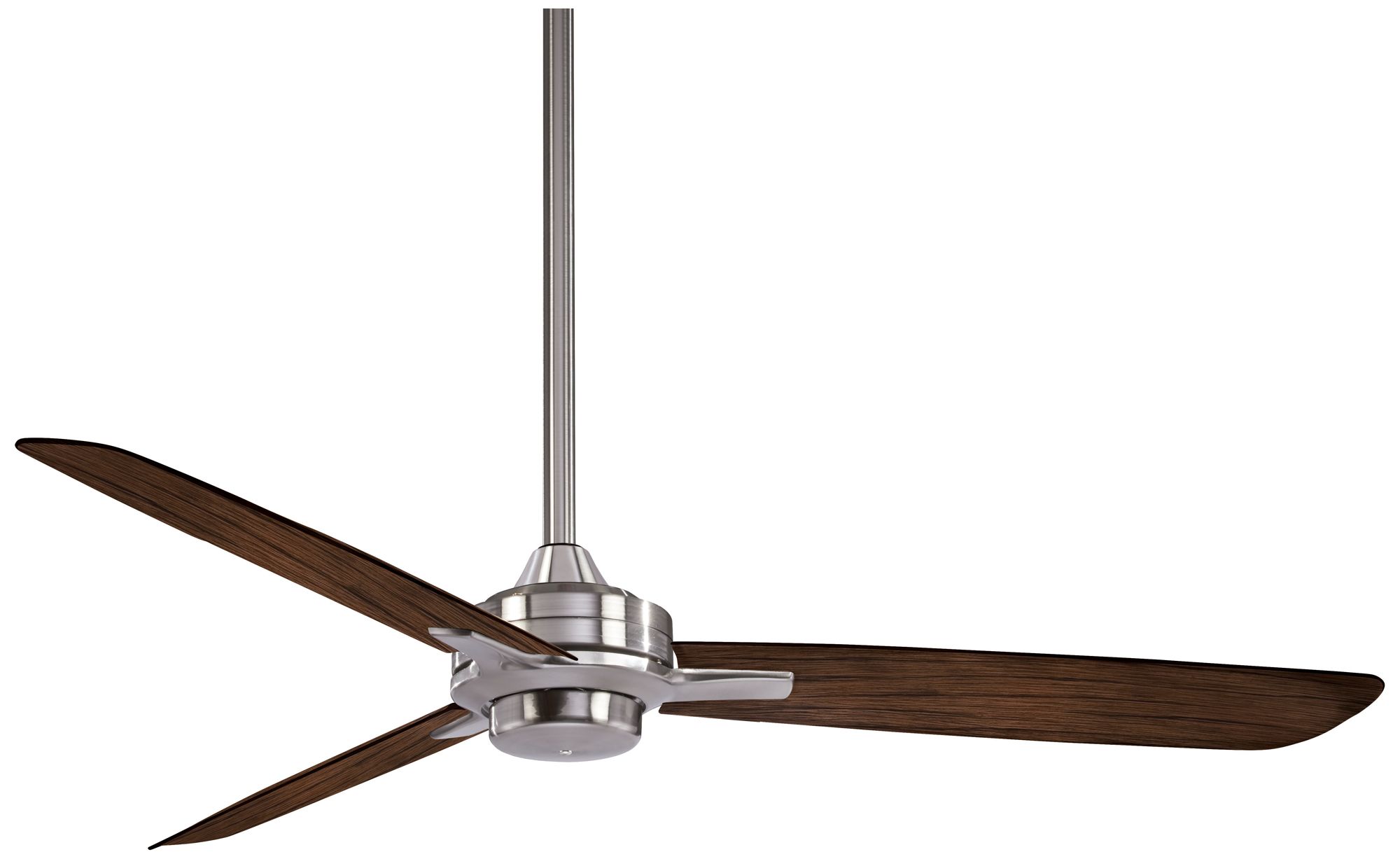 Image 2 Minka Aire Rudolph 52-inch Brushed Nickel and Medium Maple Ceiling Fan