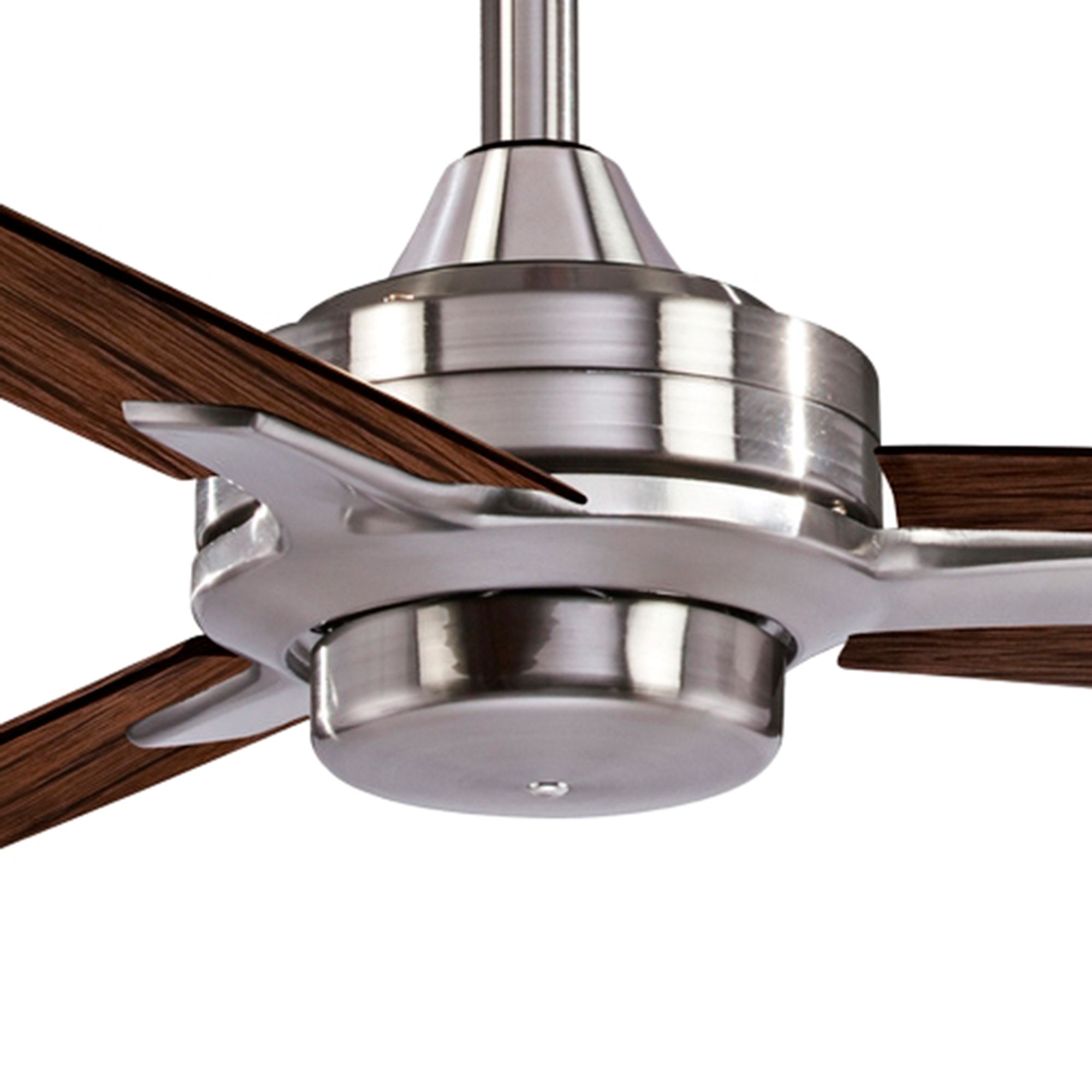 Image 3 Minka Aire Rudolph 52-inch Brushed Nickel and Medium Maple Ceiling Fan more views