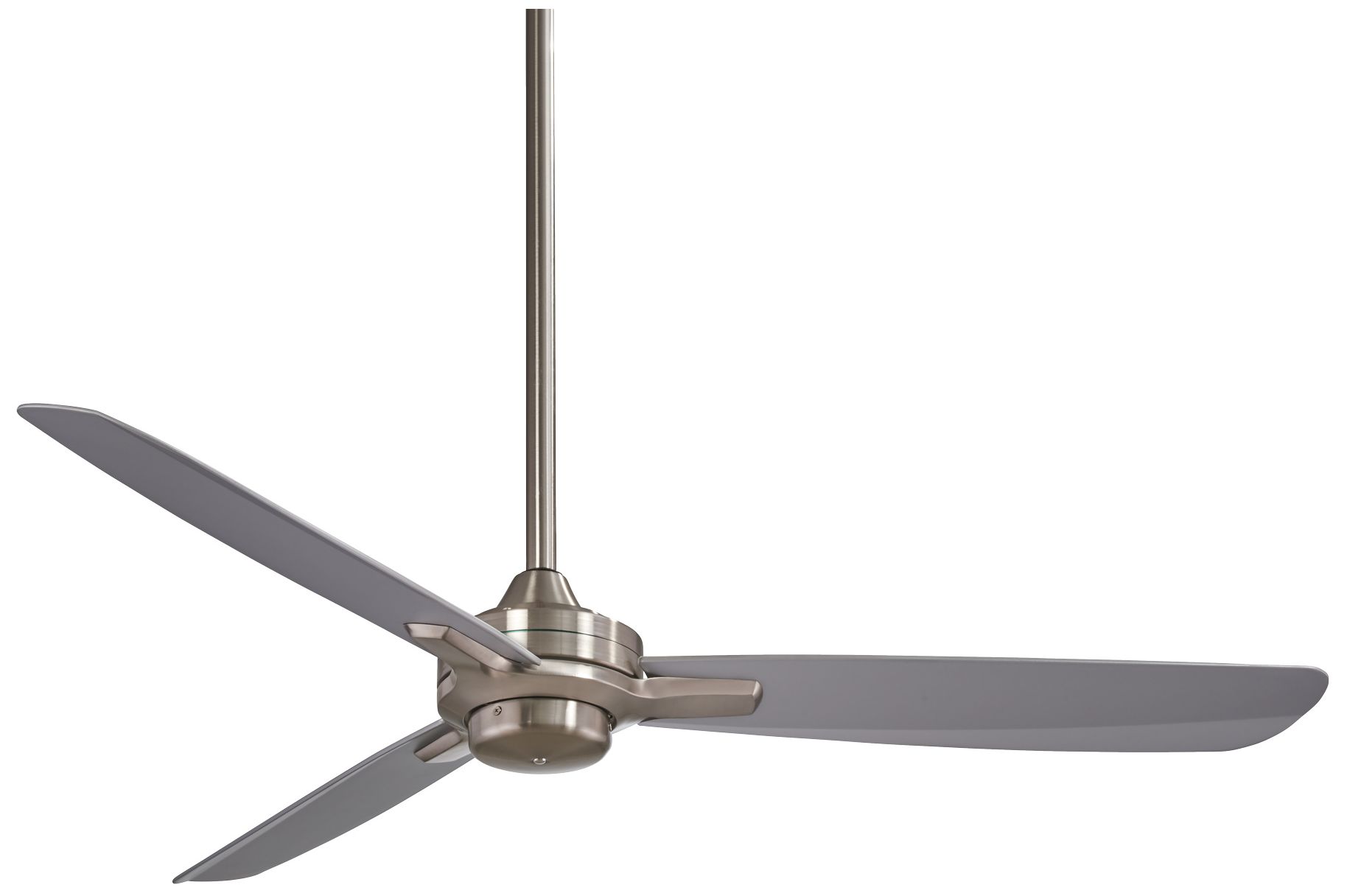 Image 2 Minka Aire Rudolph 52-inch Brushed Nickel and Silver Ceiling Fan