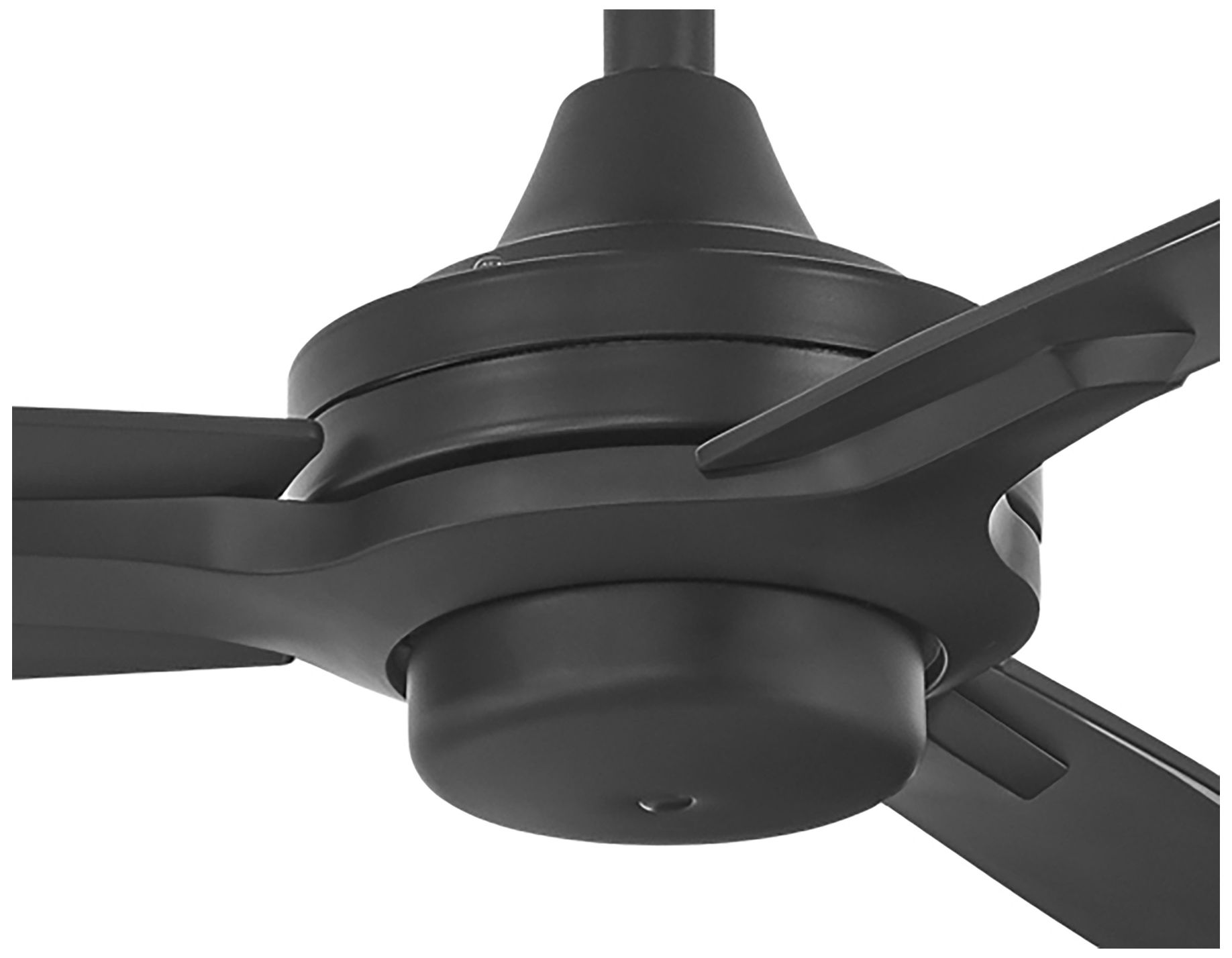 Minka Aire Rudolph Wet 60-In Outdoor Black Ceiling Fan with Remote Control in scene