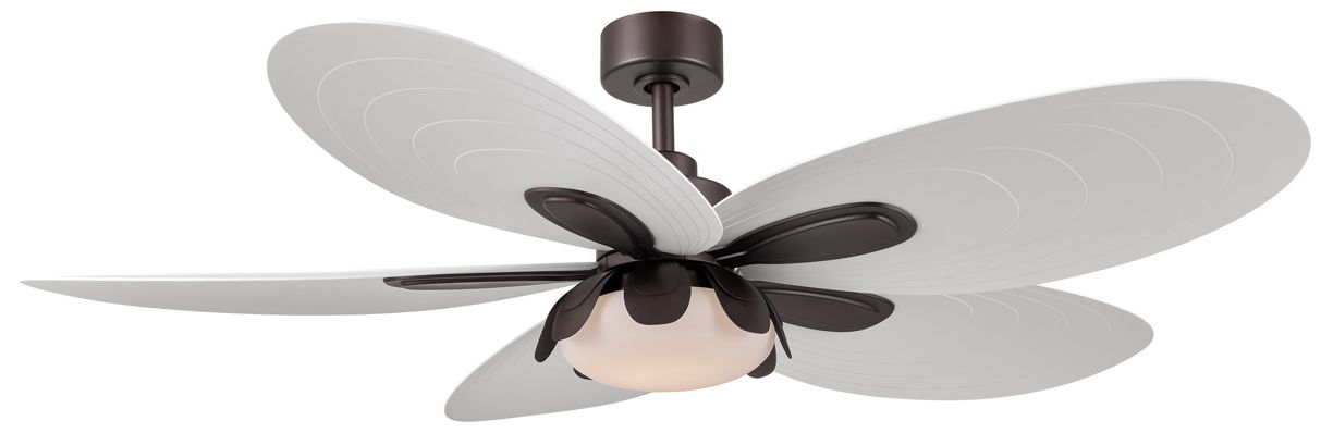Image 2 Minka Aire Saltcress 60in CCT LED DarkBronze Cover Patio 5Blade Ceiling Fan