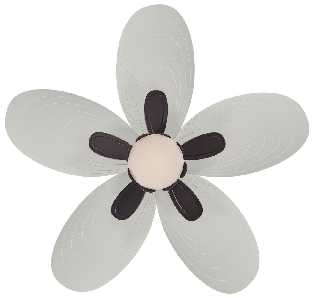 Image 3 Minka Aire Saltcress 60in CCT LED DarkBronze Cover Patio 5Blade Ceiling Fan more views