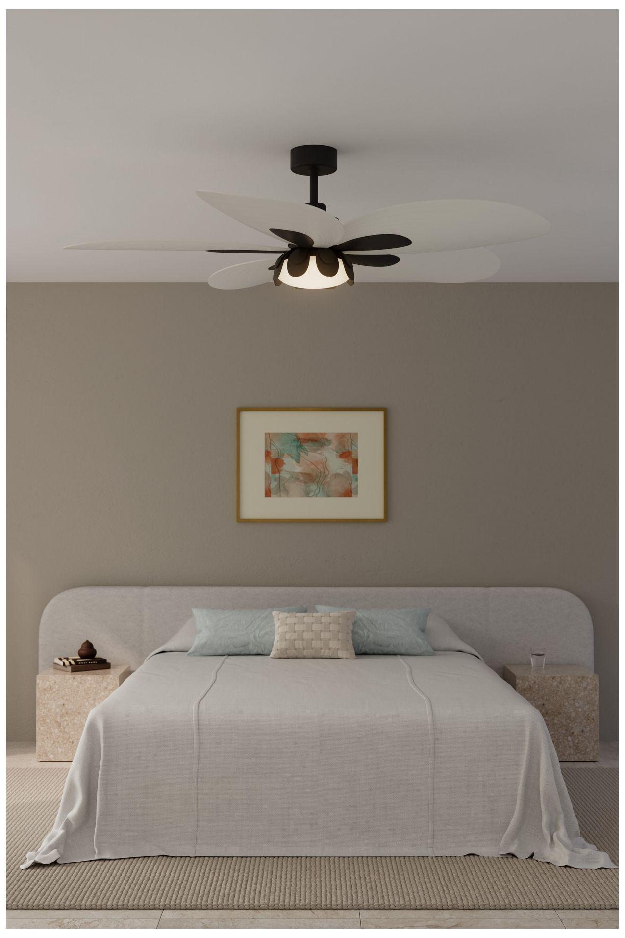 Image 4 Minka Aire Saltcress 60in CCT LED DarkBronze Cover Patio 5Blade Ceiling Fan more views