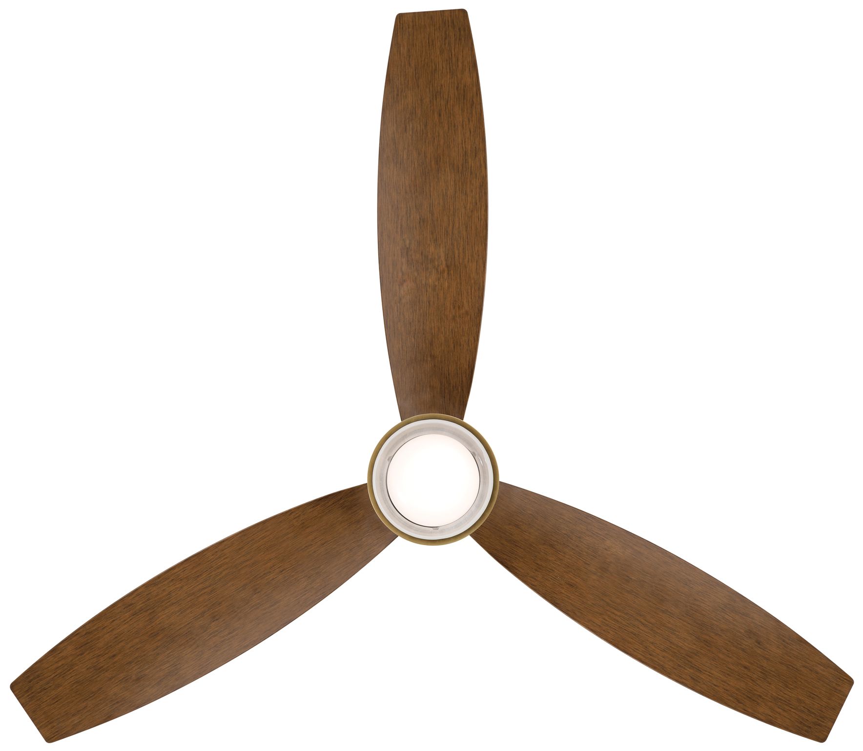 Image 6 Minka-Aire Sandfell 56-in LED Heritage Brass 3-Blades Ceiling Fan more views