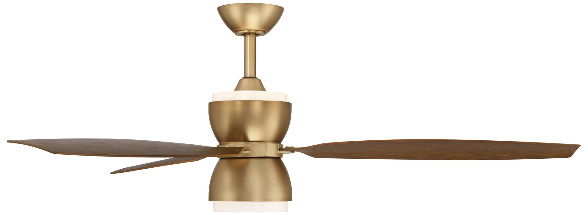 Image 7 Minka-Aire Sandfell 56-in LED Heritage Brass 3-Blades Ceiling Fan more views