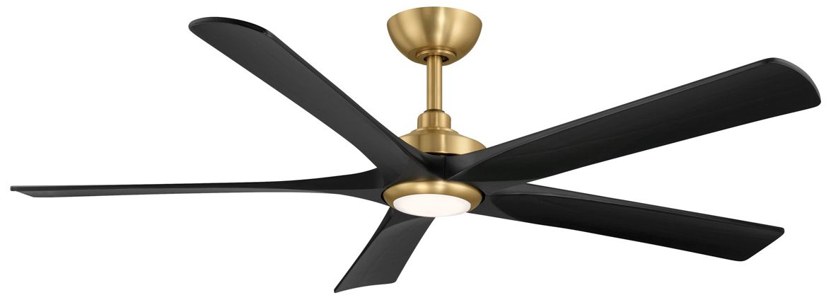 Image 2 Minka Aire Seressa 56-in CCT LED Brass C