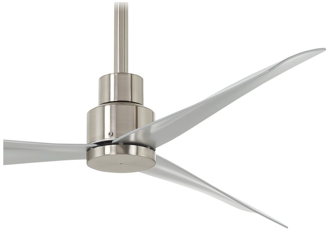 Image 5 Minka Aire Simple 44-inch Brushed Nickel Outdoor Ceiling Fan more views
