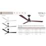 2_Minka-Aire Simple 52-in LED Brushed Nickel Wet Outdoor 3-Blade Ceiling Fan more views