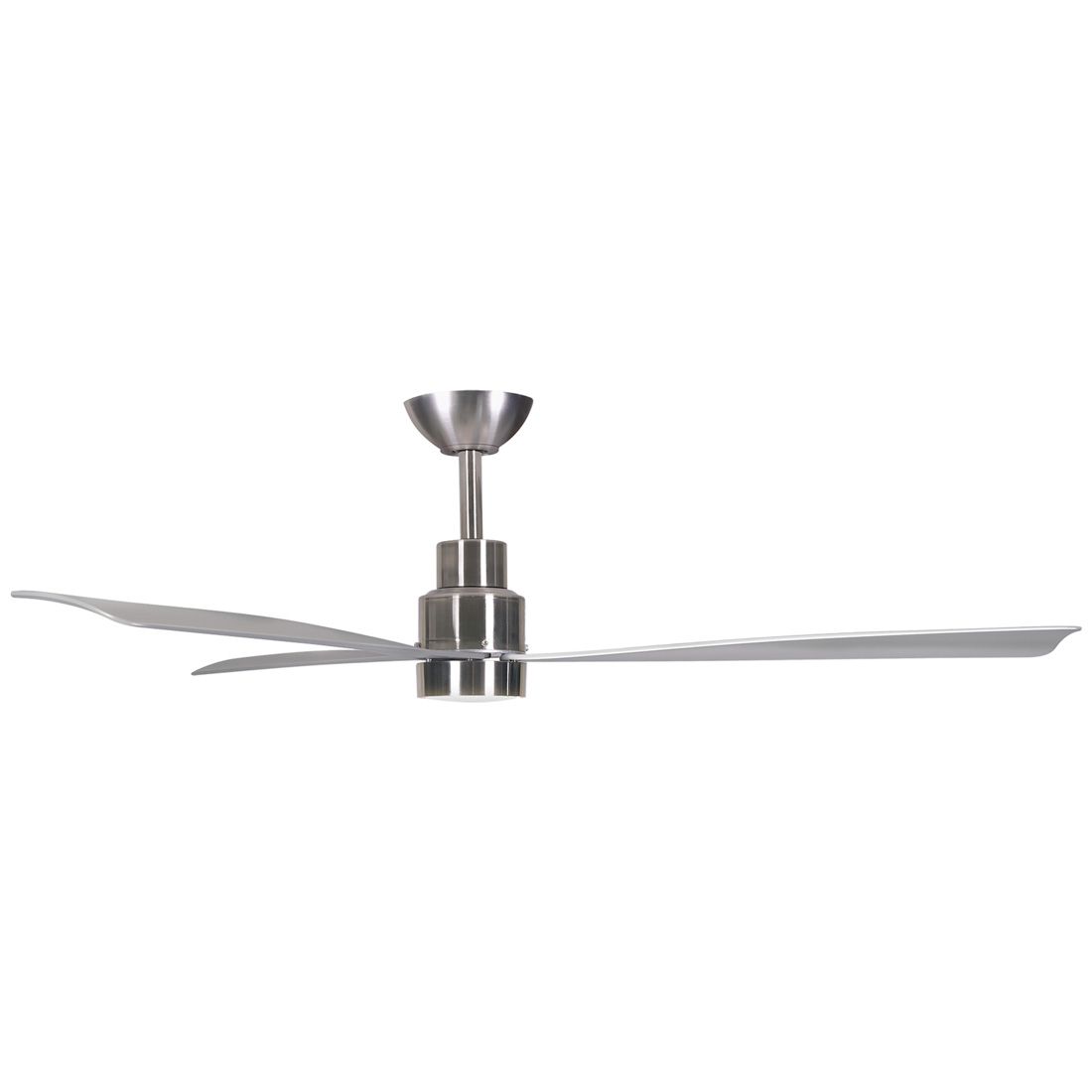 Image 6 Minka-Aire Simple 52-in LED Brushed Nickel Wet Outdoor 3-Blade Ceiling Fan more views
