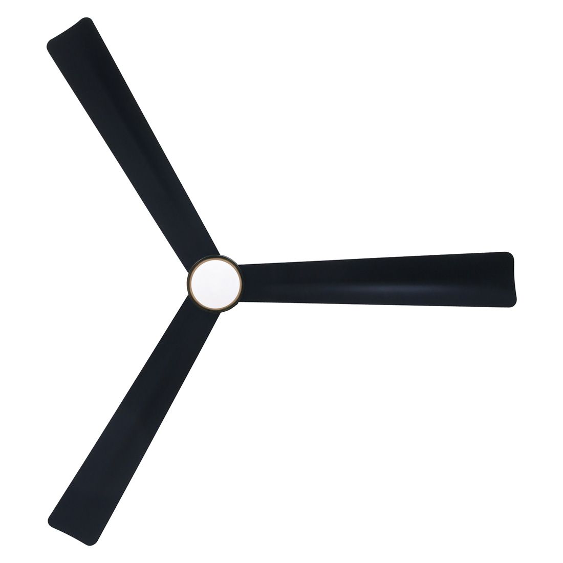 Minka-Aire Simple 52-in LED Coal Black Outdoor 3-Blade Ceiling Fan