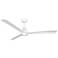 Minka-Aire Simple 52-in LED Flat White Outdoor 3-Blade Ceiling Fan