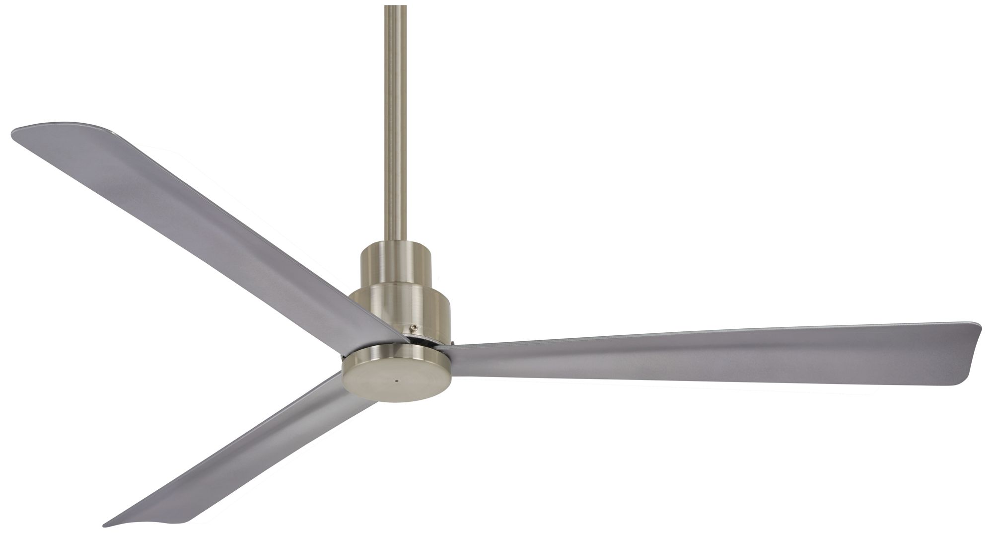 Minka Aire Simple 52-inch Brushed Nickel Outdoor Ceiling Fan