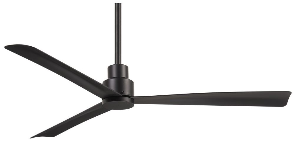 Minka-Aire Simple 52-inch Coal Ceiling Fan Indoor-Outdoor with Remote