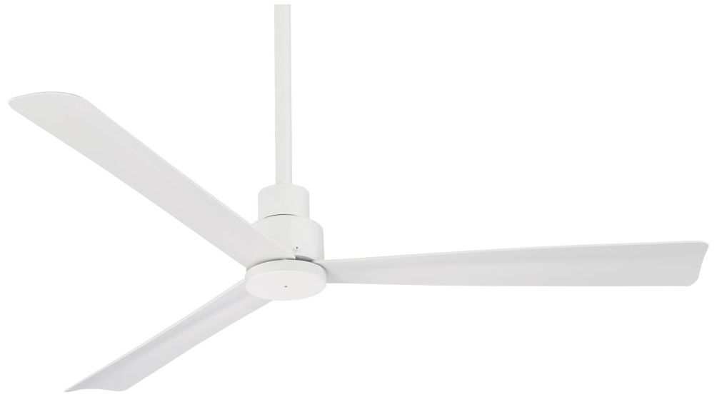 Minka Aire Simple 52-inch Flat White Outdoor Ceiling Fan