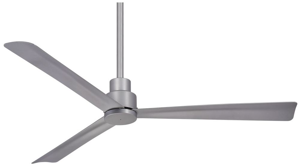 Minka Aire Simple 52-inch Silver Outdoor Ceiling Fan