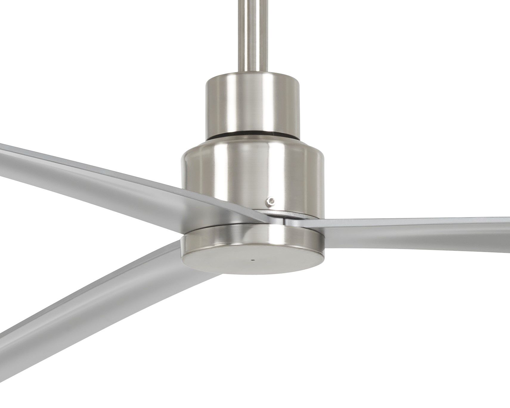 Image 5 Minka-Aire Simple 65-inch LED Brushed Nickel Indoor-Outdoor Ceiling Fan more views