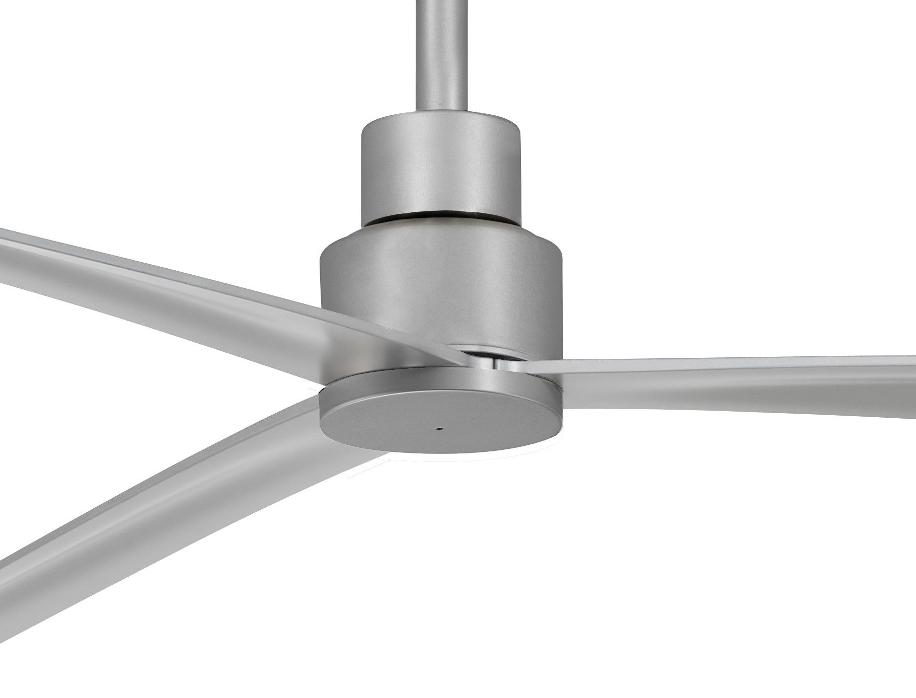 Image 5 Minka-Aire Simple 65-inch LED Silver Outdoor Ceiling Fan with Remote more views